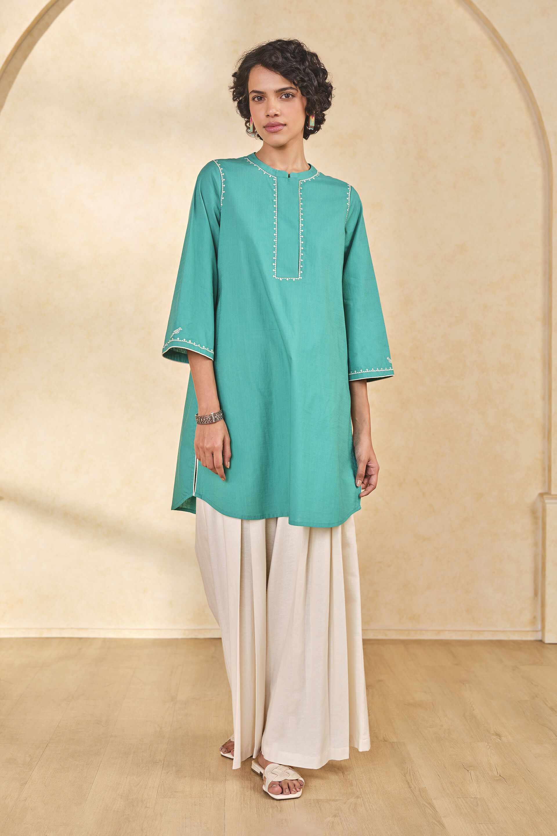Ocean Blue Tunic, Turquoise, image 2